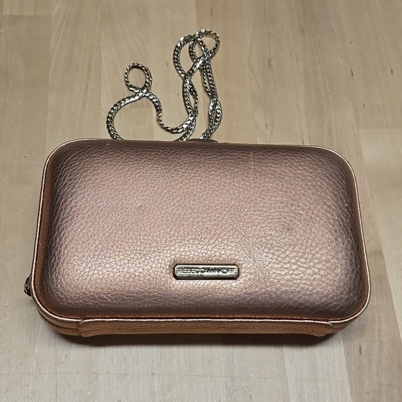 Rebecca Minkoff Handbags - {Rebecca Minkoff} Rose Gold Clutch or Crossbody Bag